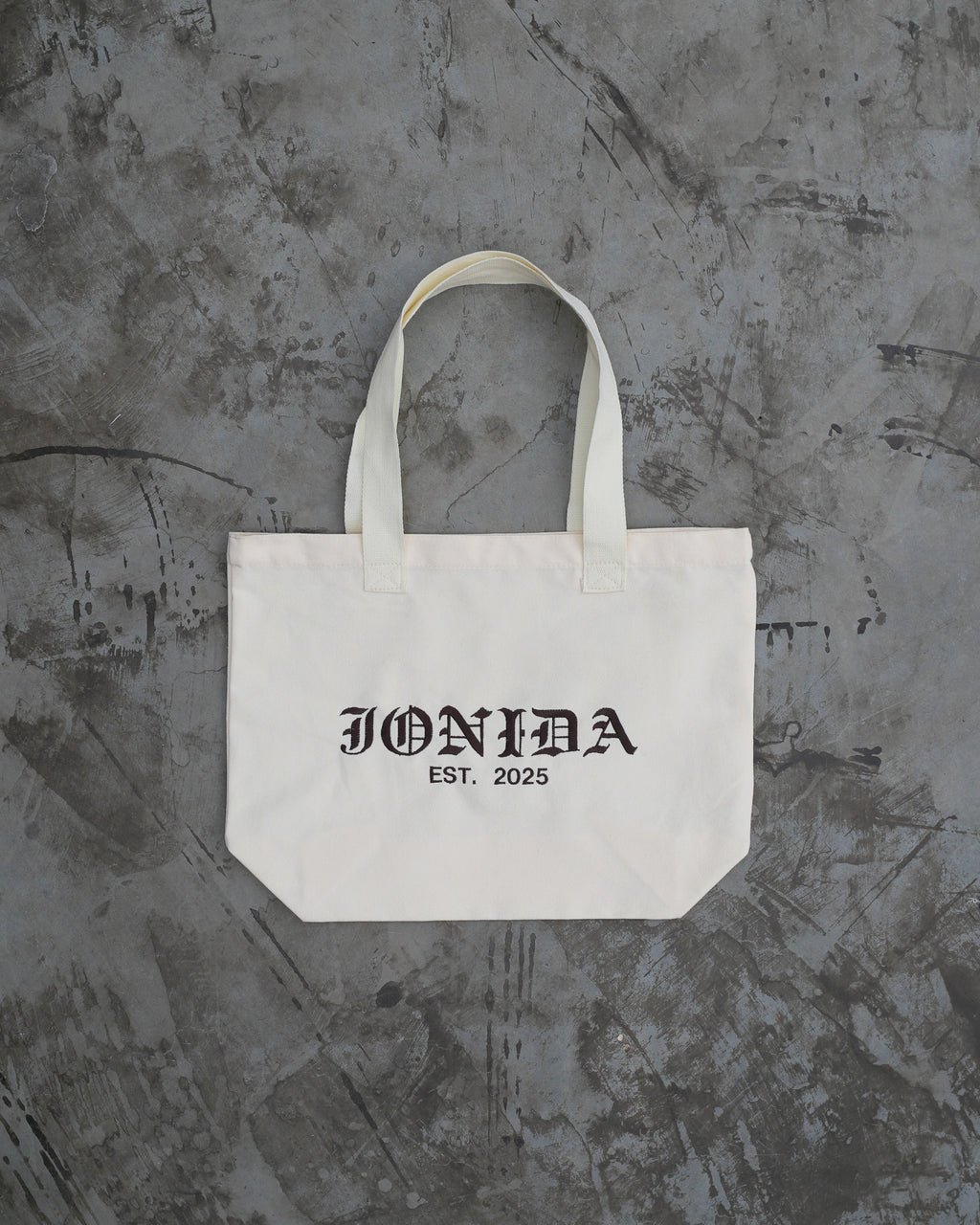 Personligt Broderad Tote Bag - Stor Text