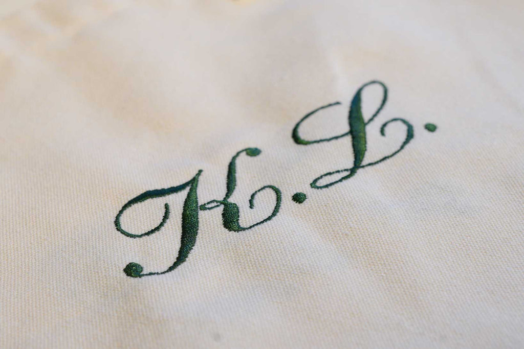 Personligt Broderad Tote Bag - Initialer